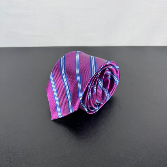 Jos. A. Bank Traveller Collection NEW 100% Silk Purple Neck Tie - Picture 1 of 4
